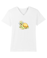 Țestoasă  Tricou mânecă scurtă guler V Bărbat Presenter