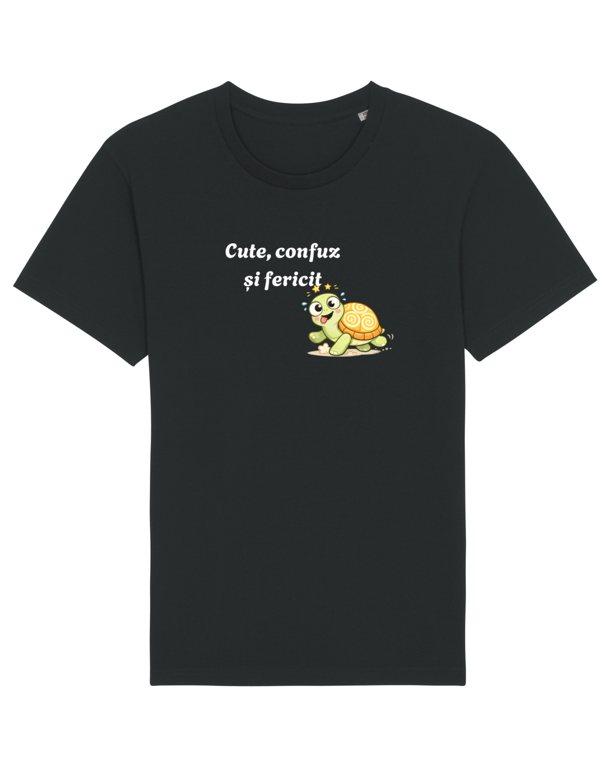 Tricou mânecă scurtă Unisex Rocker Black