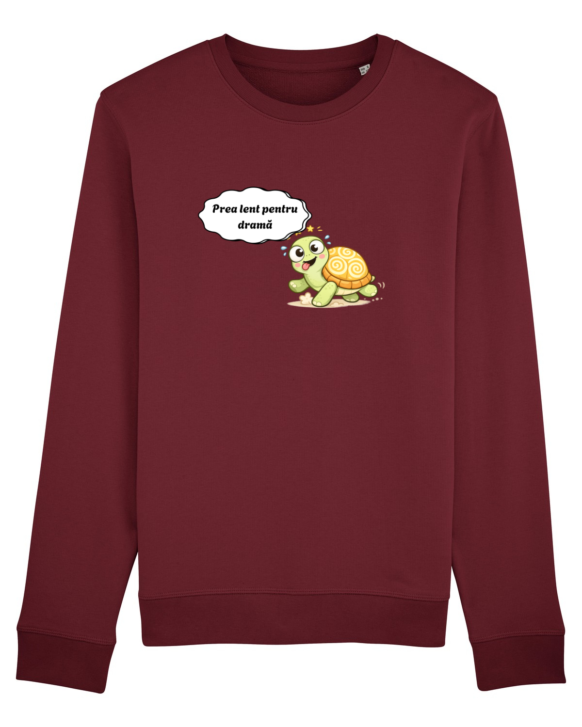 Bluză mânecă lungă Unisex Rise Burgundy