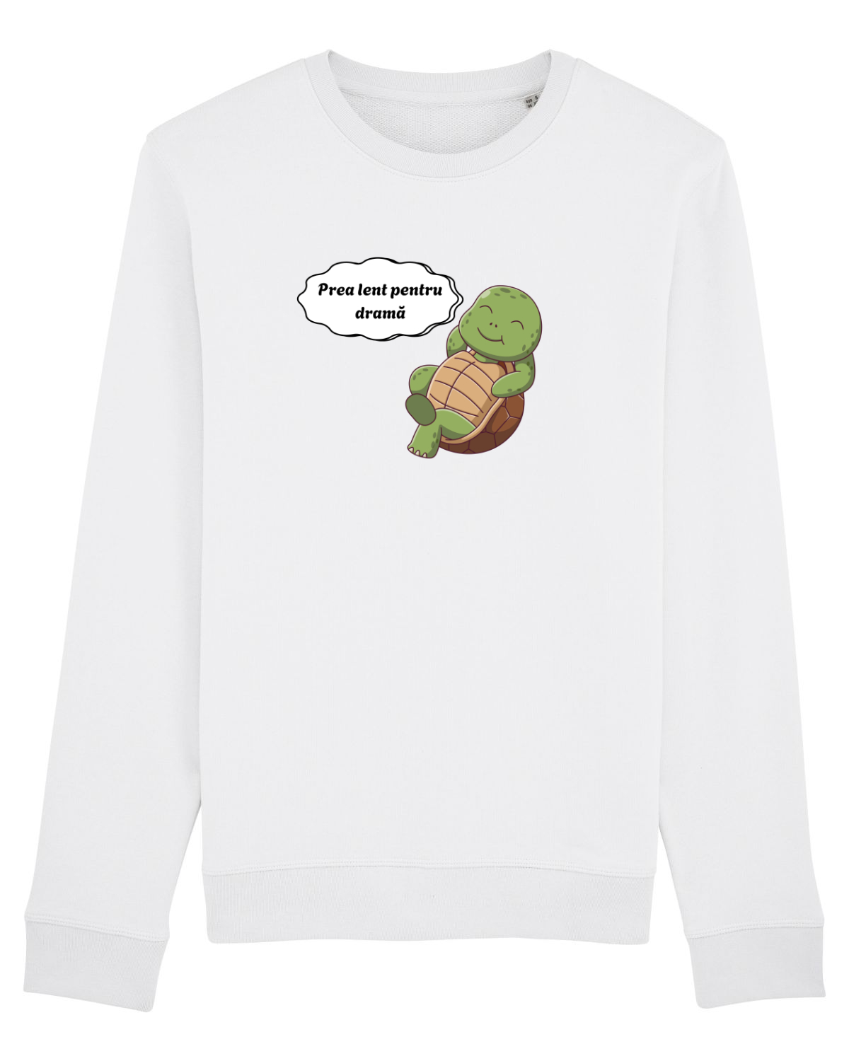 Bluză mânecă lungă Unisex Rise White