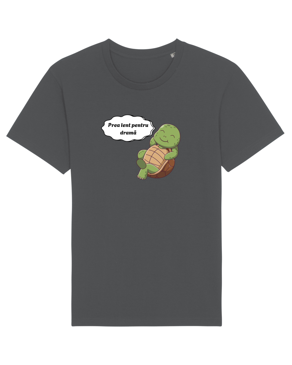 Tricou mânecă scurtă Unisex Rocker Anthracite