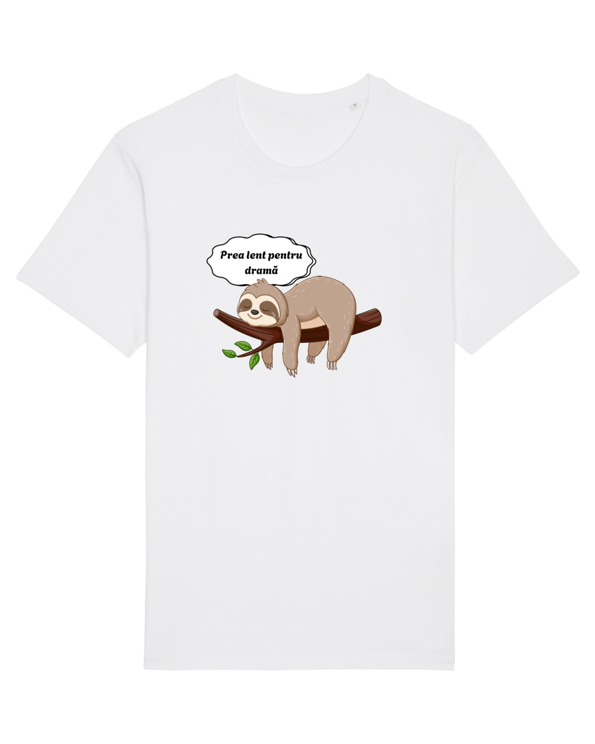 Tricou mânecă scurtă Unisex Rocker White