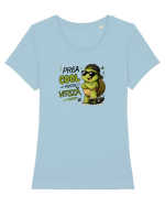 Prea cool pentru viteză! Tricou mânecă scurtă guler larg fitted Damă Expresser