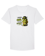 Prea cool pentru viteză! Tricou mânecă scurtă guler larg Bărbat Skater