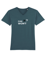 Can't  Tricou mânecă scurtă guler V Bărbat Presenter