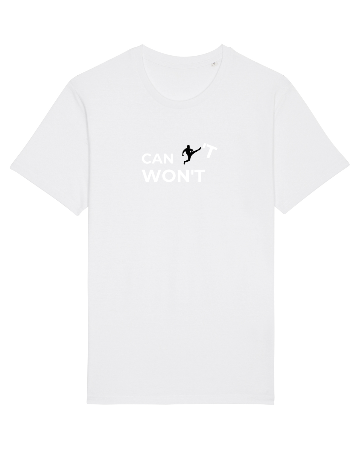 Tricou mânecă scurtă Unisex Rocker White
