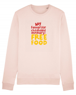 My favourite childhood memory: Free Food (color) Bluză mânecă lungă Unisex Rise