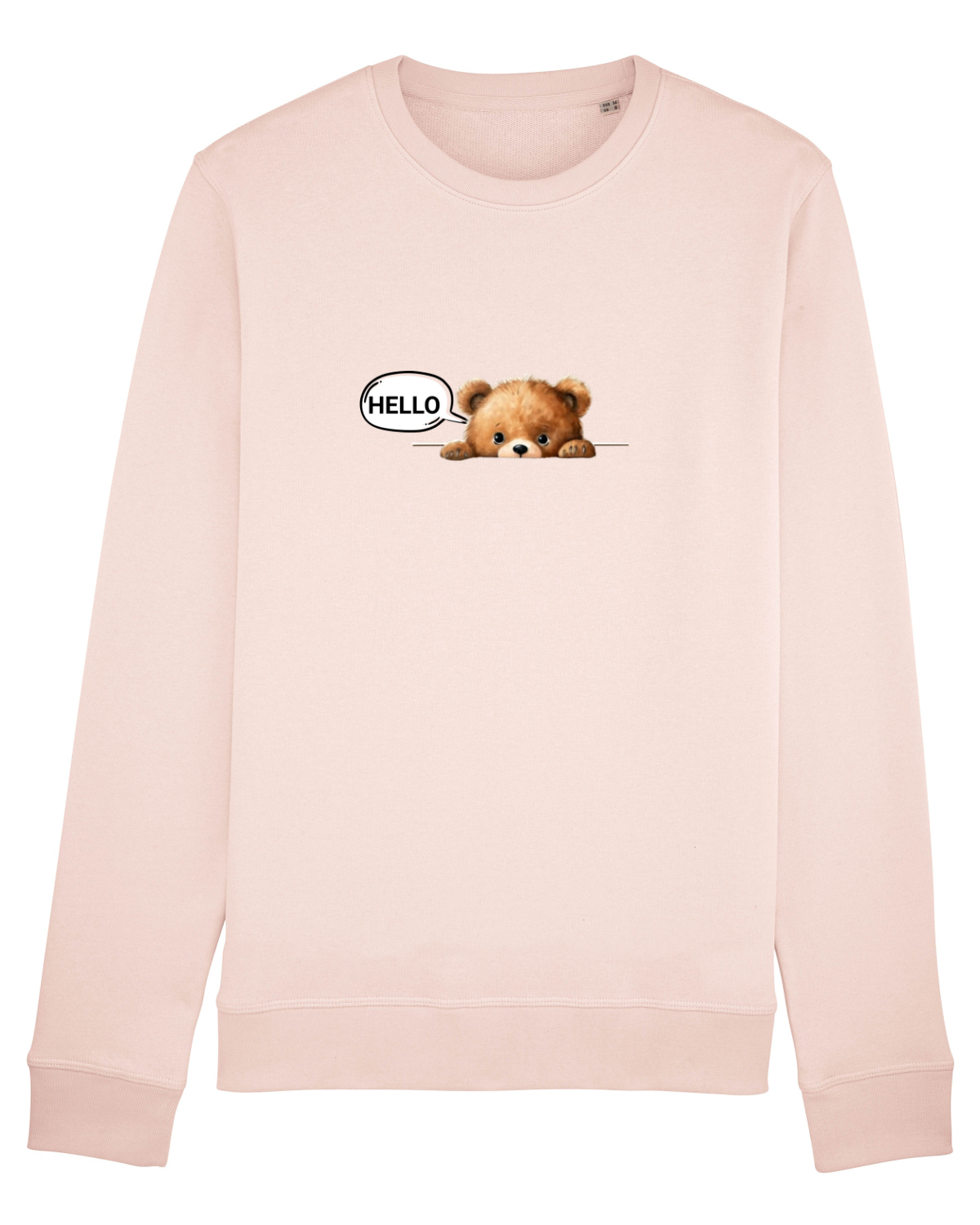 Bluză mânecă lungă Unisex Rise Candy Pink