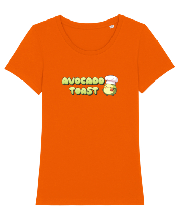 Avocado toast  Bright Orange