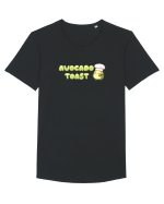Avocado toast  Tricou mânecă scurtă guler larg Bărbat Skater