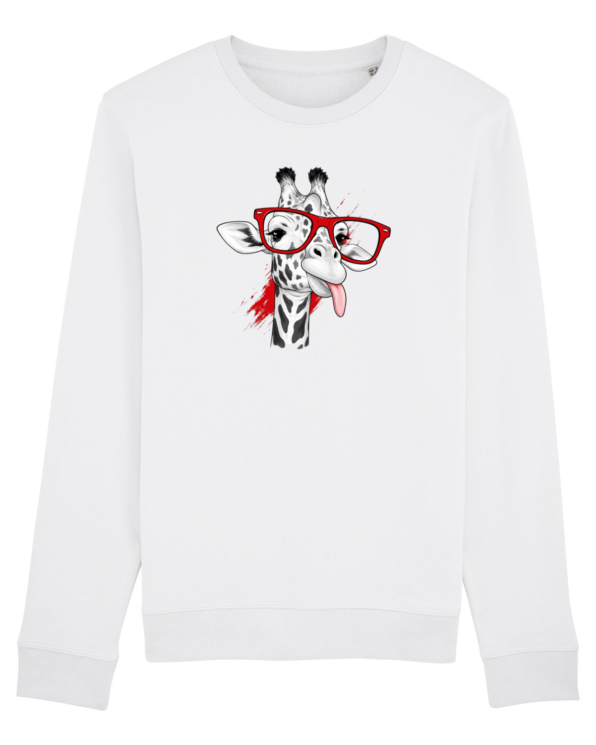 Bluză mânecă lungă Unisex Rise White