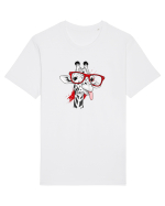 Girafă cool Tricou mânecă scurtă Unisex Rocker