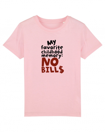 My favourite childhood memory: No Bills (black) Cotton Pink