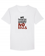 My favourite childhood memory: No Bills (black) Tricou mânecă scurtă guler larg Bărbat Skater