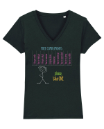 Dispenser de complimente Tricou mânecă scurtă guler V Damă Evoker
