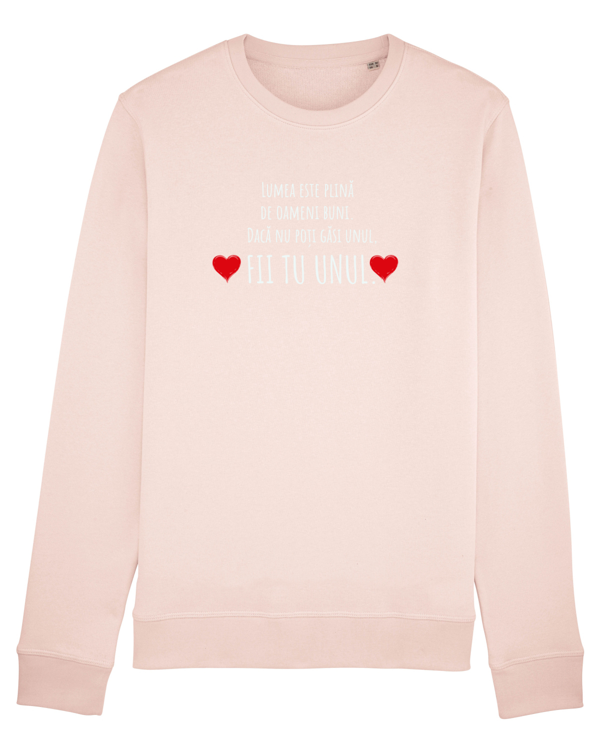 Bluză mânecă lungă Unisex Rise Candy Pink