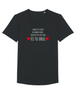 Fii tu unul Tricou mânecă scurtă guler larg Bărbat Skater