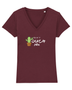 Don't touch me Tricou mânecă scurtă guler V Damă Evoker