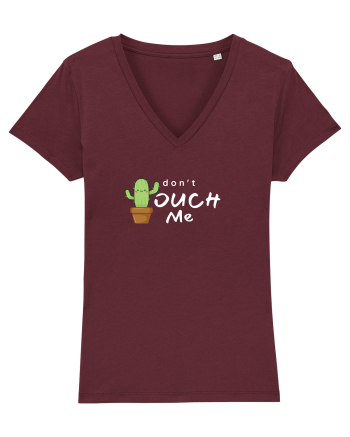 Don't touch me Burgundy
