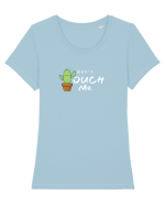 Don't touch me Tricou mânecă scurtă guler larg fitted Damă Expresser