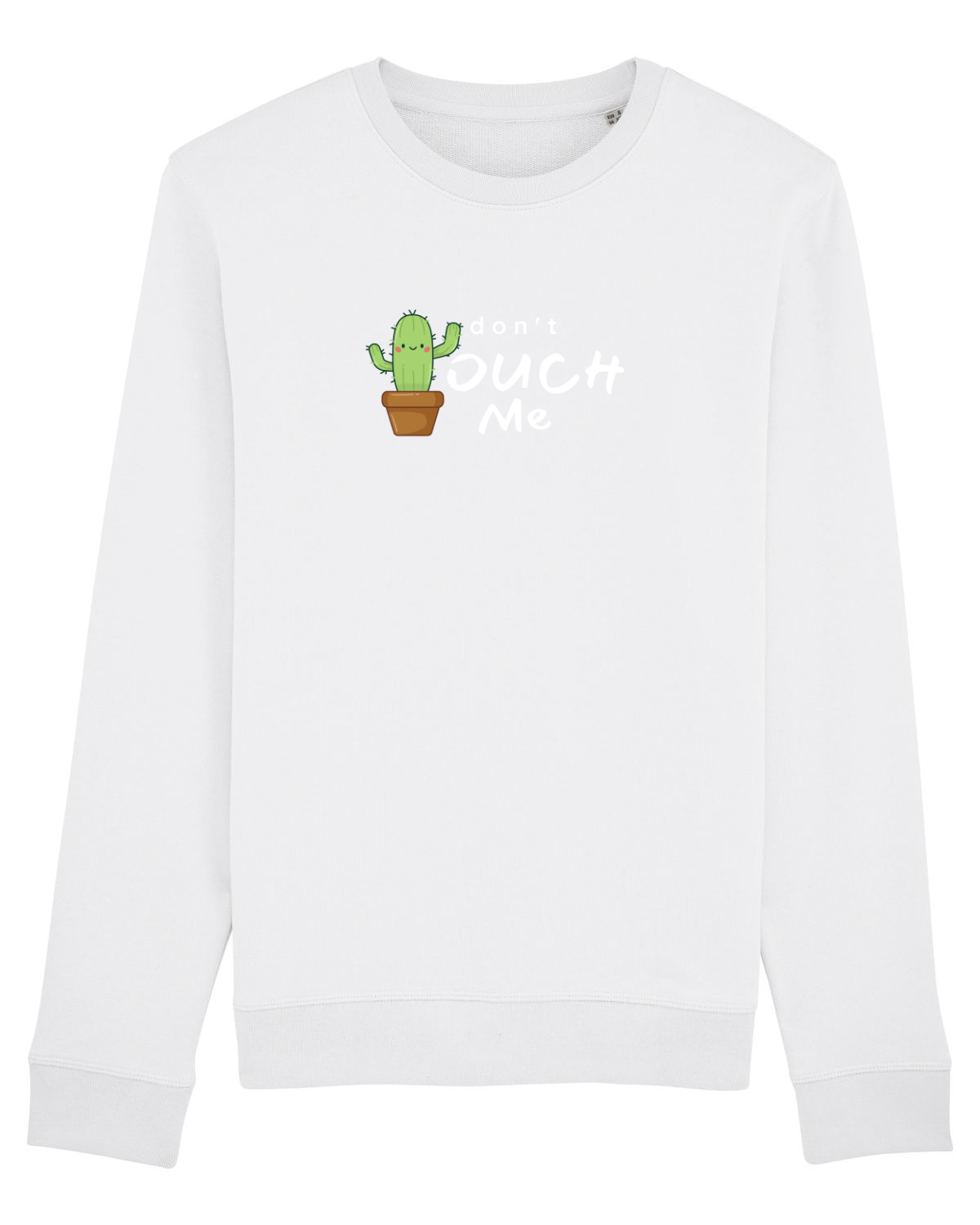 Bluză mânecă lungă Unisex Rise White