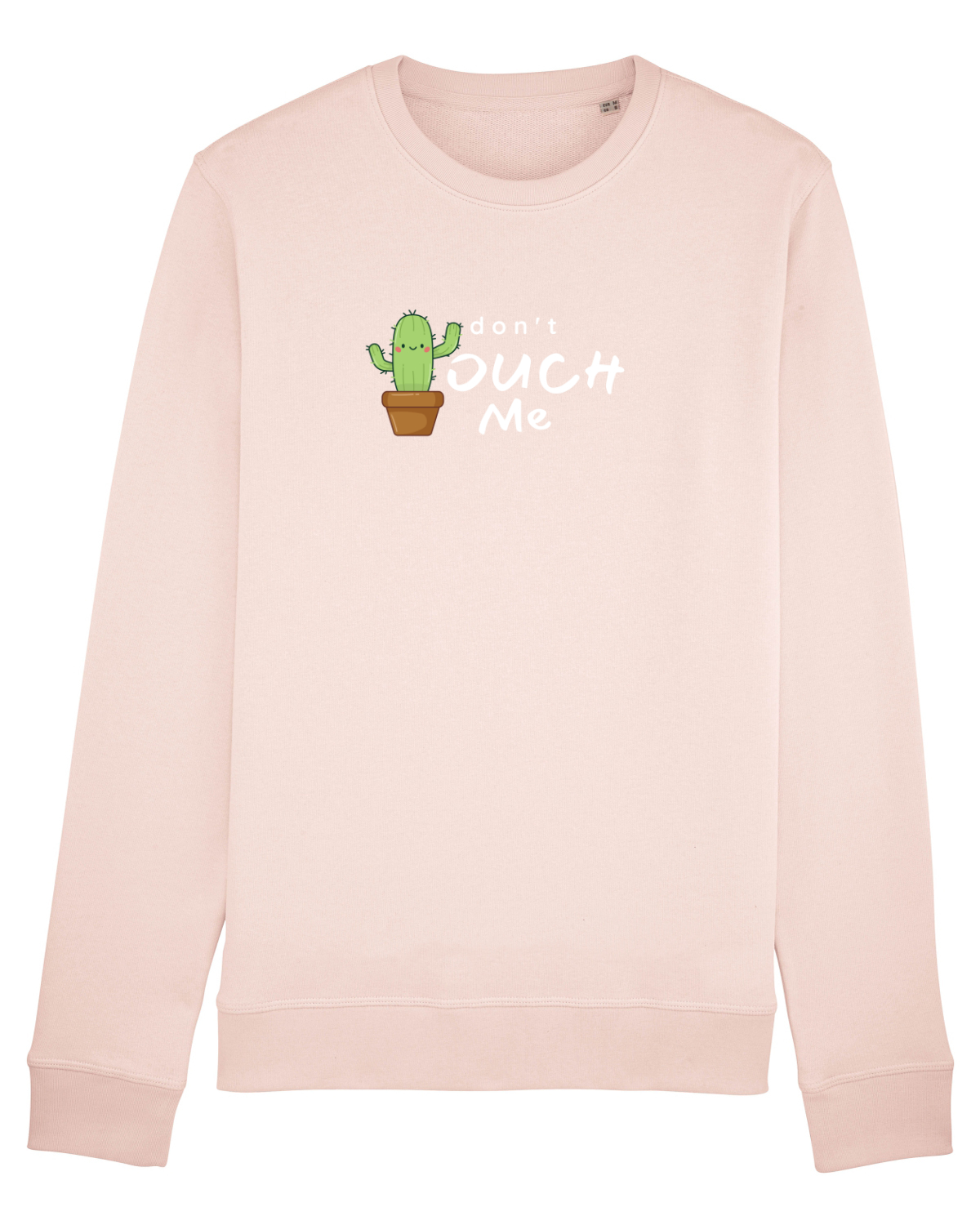 Bluză mânecă lungă Unisex Rise Candy Pink
