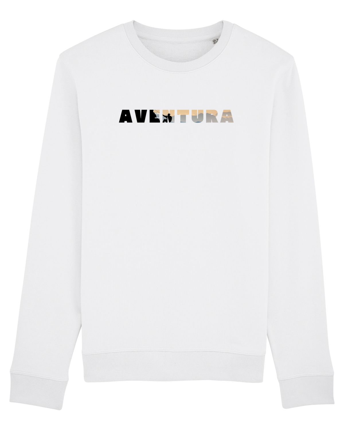 Bluză mânecă lungă Unisex Rise White