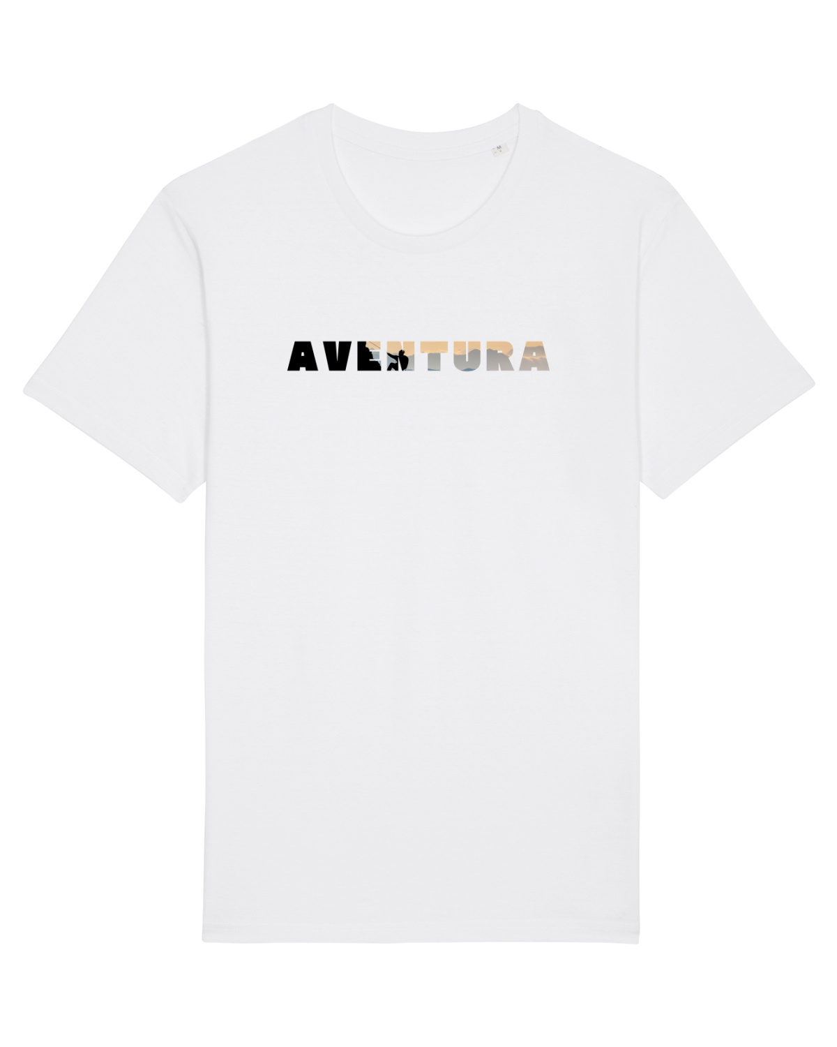 Tricou mânecă scurtă Unisex Rocker White