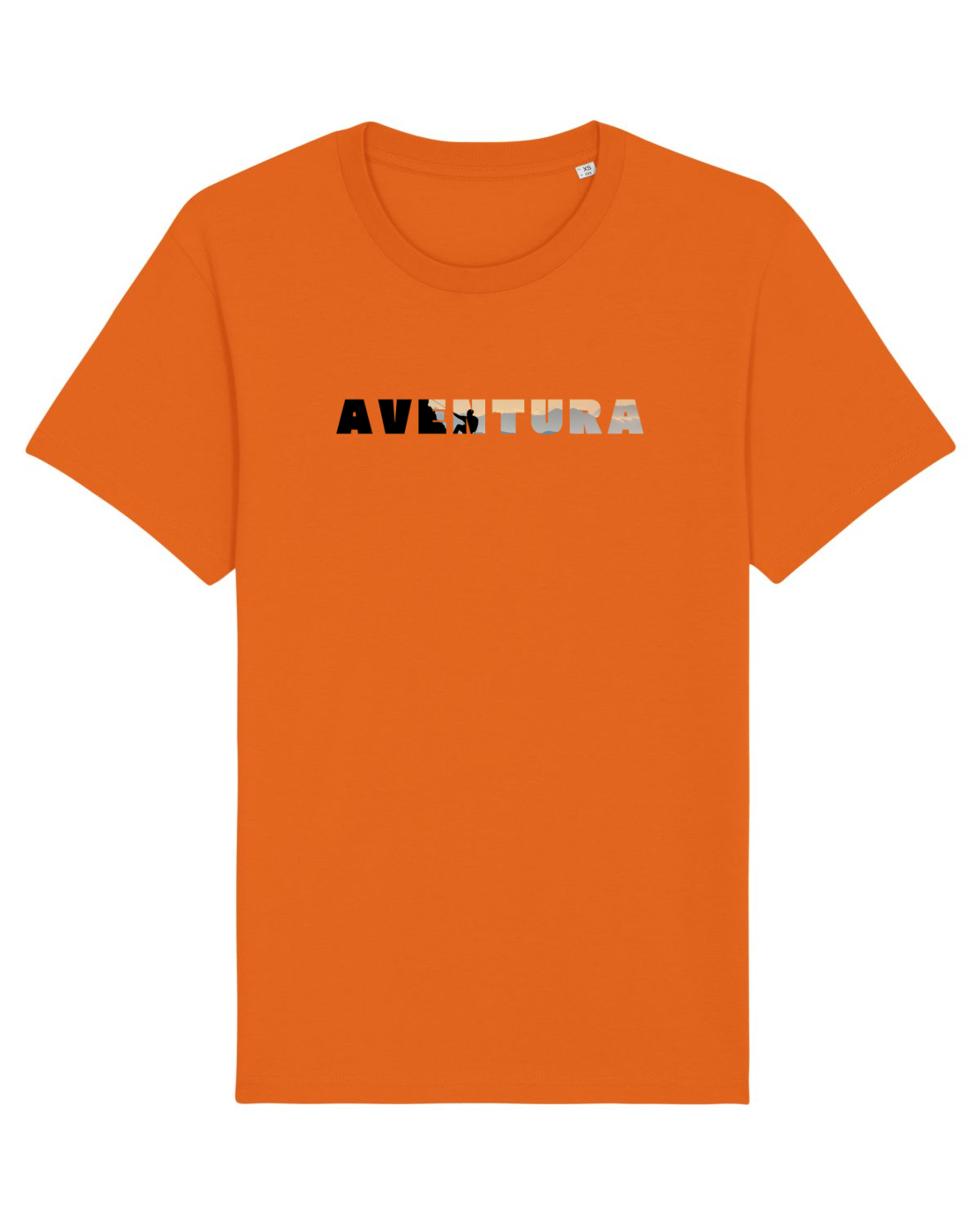 Tricou mânecă scurtă Unisex Rocker Bright Orange