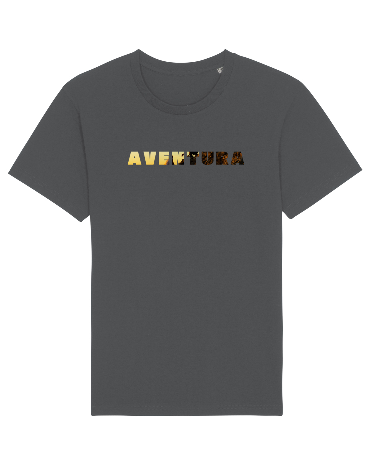 Tricou mânecă scurtă Unisex Rocker Anthracite