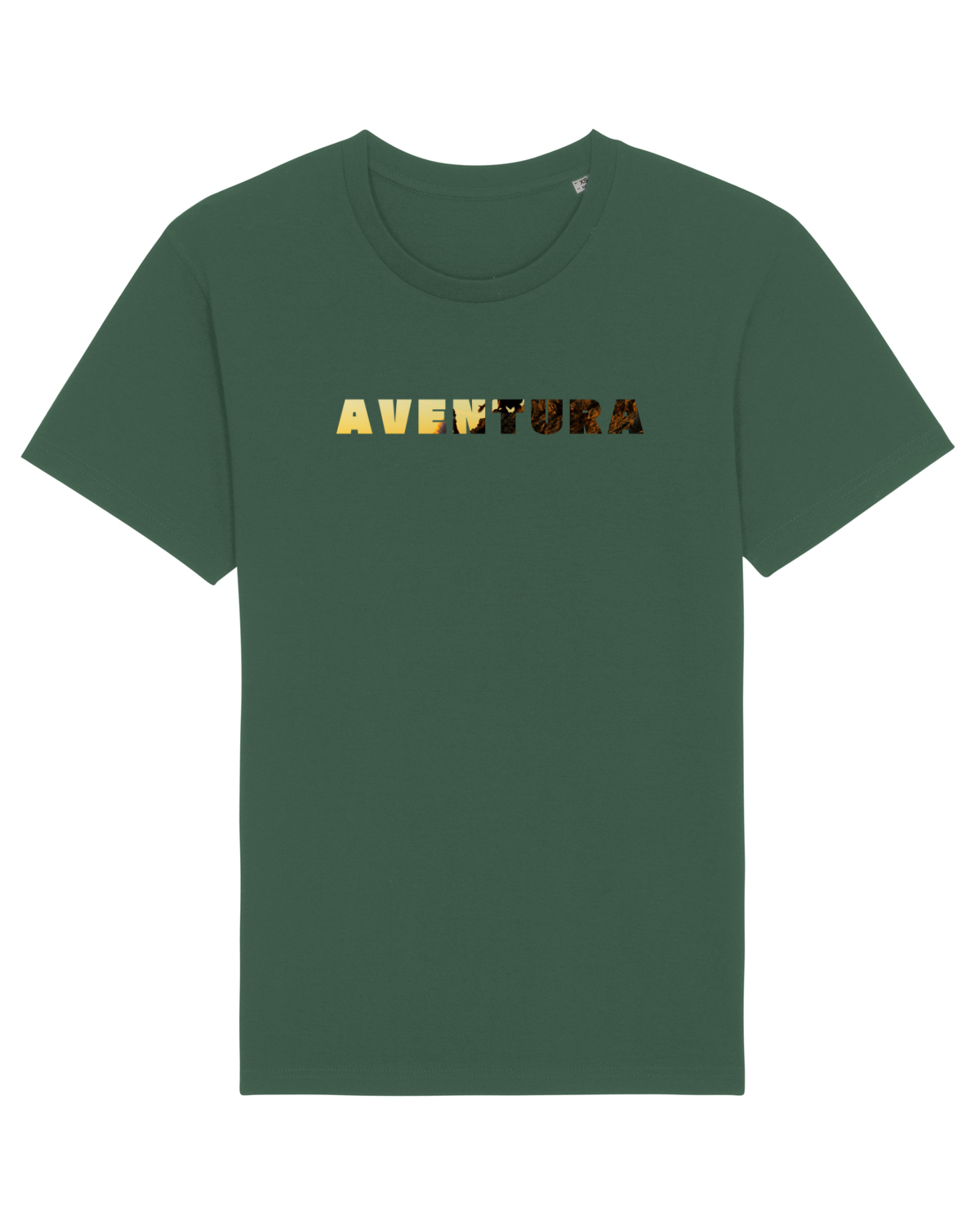 Tricou mânecă scurtă Unisex Rocker Bottle Green