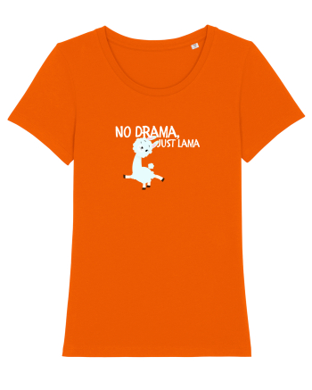 No drama,just lama  Bright Orange