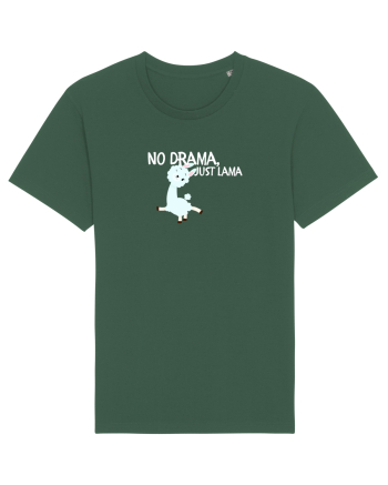 No drama,just lama  Bottle Green