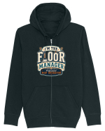 Omul de serviciu - Floor manager  Hanorac cu fermoar Unisex Connector