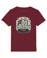 Omul de serviciu - Floor manager  Tricou mânecă scurtă  Copii Mini Creator