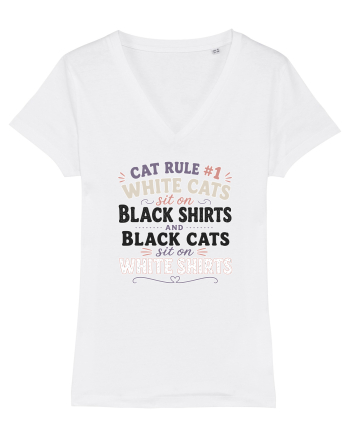 Iubesc pisicile Funny Cat Hair Owner for Cat Lovers White
