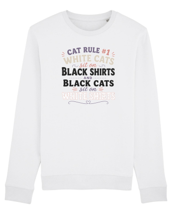 Iubesc pisicile Funny Cat Hair Owner for Cat Lovers White