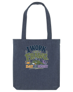 Funny Tired Frog Work Humor Gift for Employees and Coworkers Sacoșă textilă