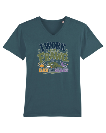 Funny Tired Frog Work Humor Gift for Employees and Coworkers Stargazer