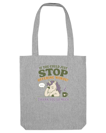 Socially Drained People Unicorn Heather Grey