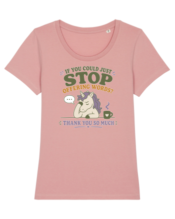 Socially Drained People Unicorn Canyon Pink