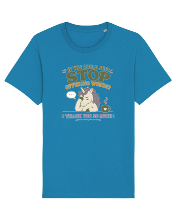 Socially Drained People Unicorn Azur