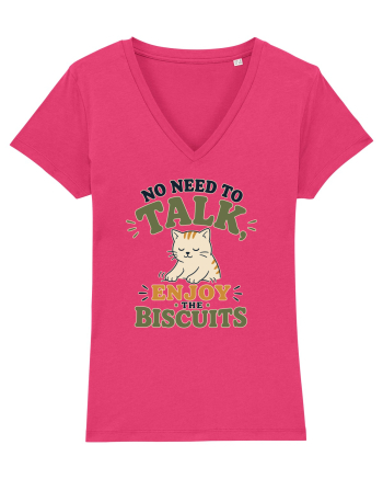 Pisica si biscuitii Funny Cat Humor Design for Introverts and Cat Lovers Raspberry