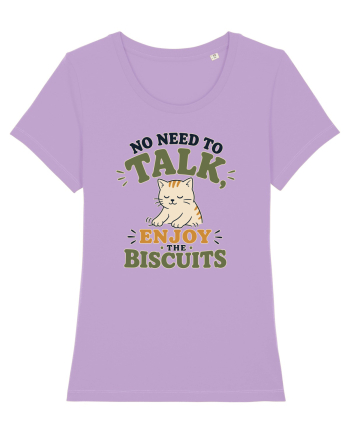 Pisica si biscuitii Funny Cat Humor Design for Introverts and Cat Lovers Lavender Dawn