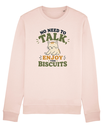 Pisica si biscuitii Funny Cat Humor Design for Introverts and Cat Lovers Candy Pink