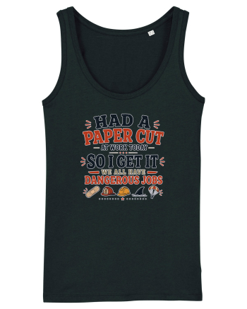 Sarcasm la birou Paper Cut Dangerous Job Black