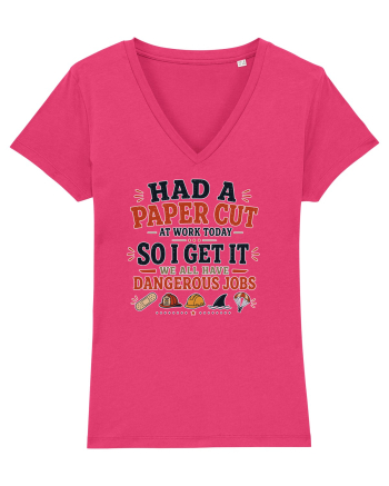 Sarcasm la birou Paper Cut Dangerous Job Raspberry