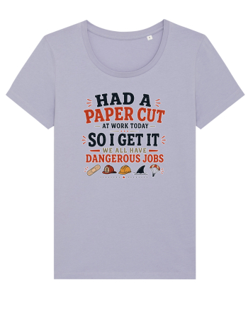 Sarcasm la birou Paper Cut Dangerous Job Lavender