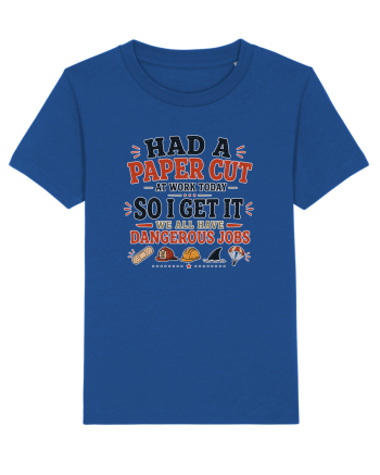 Sarcasm la birou Paper Cut Dangerous Job Majorelle Blue