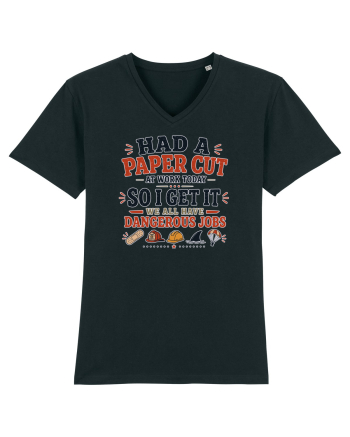 Sarcasm la birou Paper Cut Dangerous Job Black